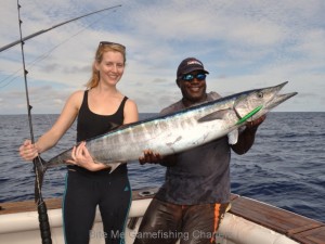 W-03 IGFA World Record Wahoo taken aboard Bite Me