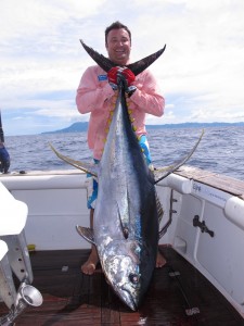 Yellowfin aboard Bite Me, Fiji