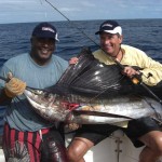 Bill Boyce Fiji Record Sailfish on Bite Me Gamefishing Charter, Fiji