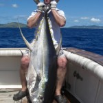 Yellowfin aboard Bite Me, Fiji