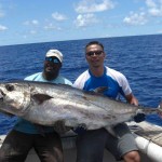 Dogtooth Tuna Deckie Joe on Bite Me Gamefishing Charter, Fiji