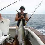 Yellowfin aboard Bite Me, Fiji