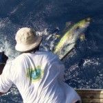 Deckie Joe leadering a Yellowfin Tuna