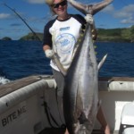 Yellowfin aboard Bite Me, Fiji