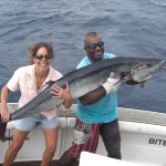 Wahoo on Bite Me Gamefishing Charter, Fiji