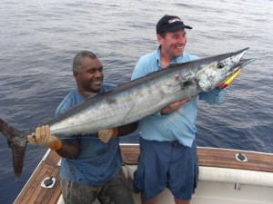 Wahoo IGFA World Record on Bite Me Gamefishing Charter, Fiji