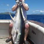 Yellowfin tuna on Bite Me Gamefishing Charter