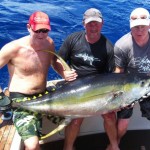 Yellowfin aboard Bite Me, Fiji